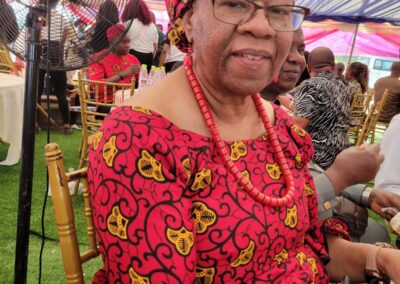 Claudia Mbama at an event